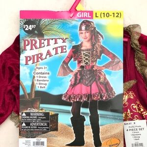Pretty pink pirate with bandana